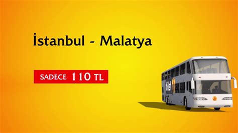 istanbul malatya otobüs fiyatları